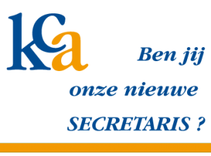 KCA zoekt secretaris